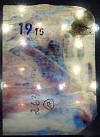 Tiffany glass sheet #15 in box #19