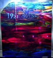 Tiffany glass sheet #21 in box #19