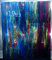 Tiffany glass sheet #23 in box #19