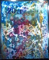 Tiffany glass sheet #21 in box #20