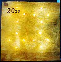 Tiffany glass sheet #23 in box #20