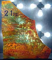 Tiffany glass sheet #15 in box #21