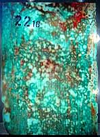 Tiffany glass sheet #17 in box #22