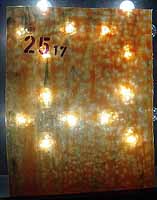 Tiffany glass sheet #17 in box #25