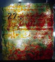 Tiffany glass sheet #19 in box #27