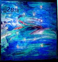 Tiffany glass sheet #20 in box #28