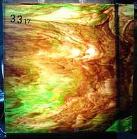 Tiffany glass sheet #17 in box #33