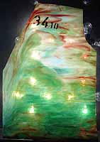 Tiffany glass sheet #10 in box #34