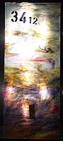 Tiffany glass sheet #12 in box #34