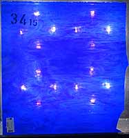 Tiffany glass sheet #15 in box #34